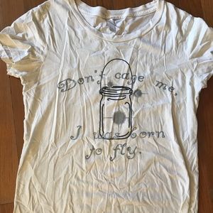 Distressed boutique tee